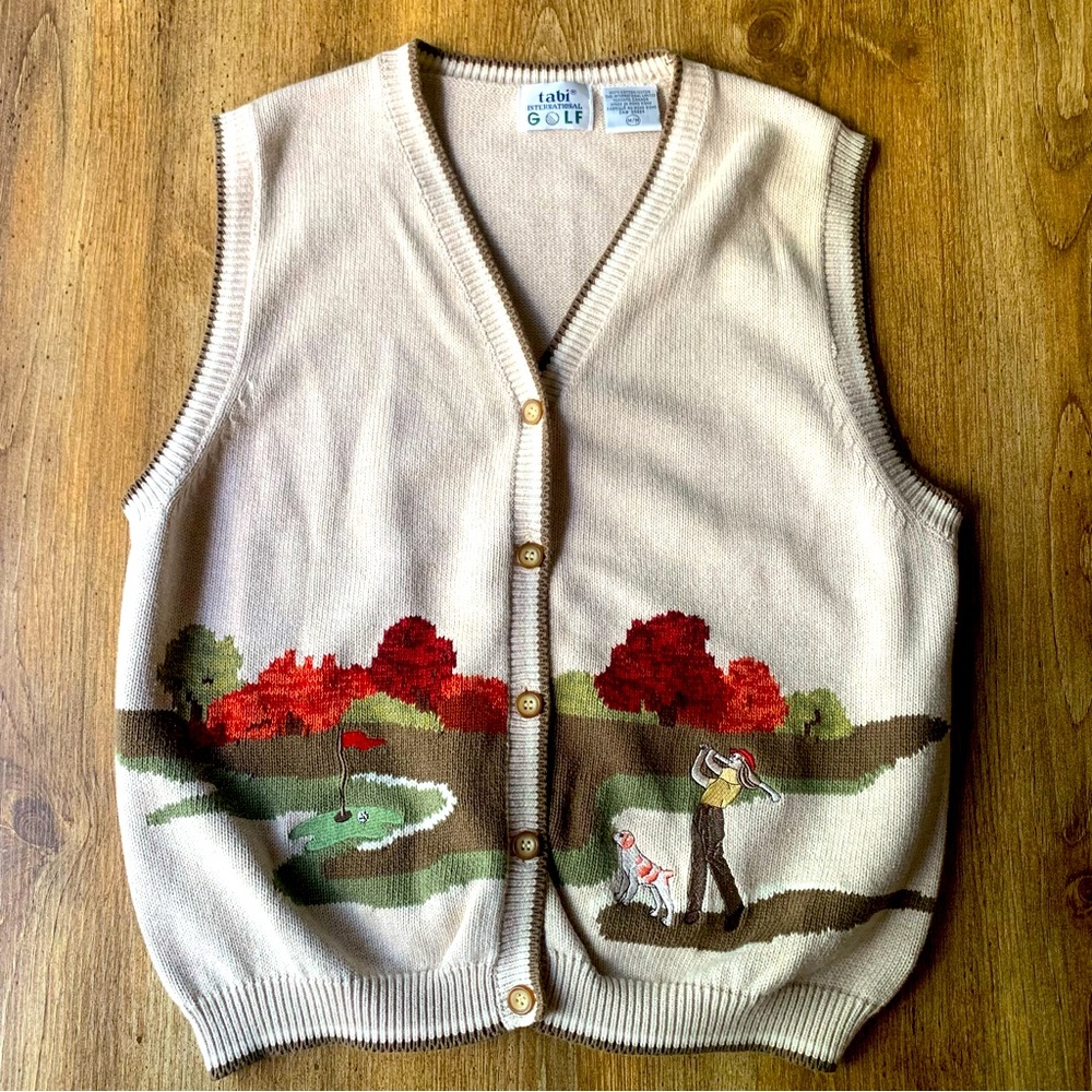 Vintage Tabi Golf Knit Vest